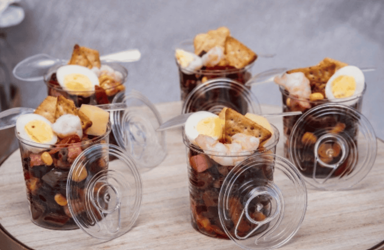 Verrine Salade Crevette